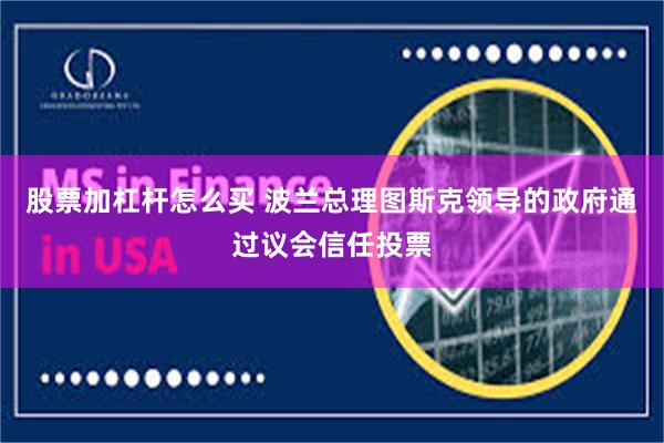 股票加杠杆怎么买 波兰总理图斯克领导的政府通过议会信任投票