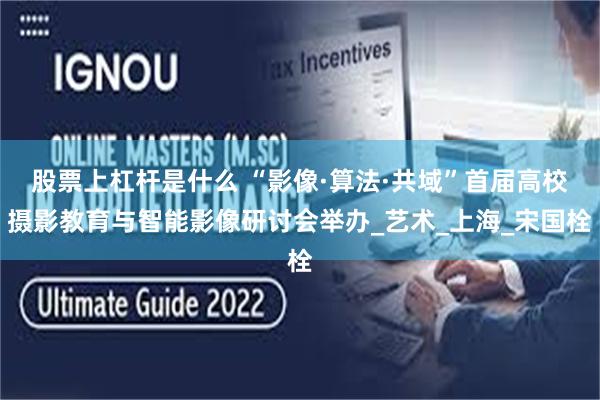 股票上杠杆是什么 “影像·算法·共域”首届高校摄影教育与智能影像研讨会举办_艺术_上海_宋国栓