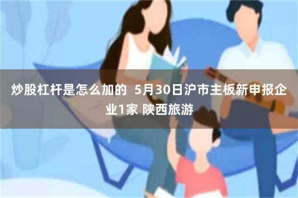 炒股杠杆是怎么加的  5月30日沪市主板新申报企业1家 陕西旅游
