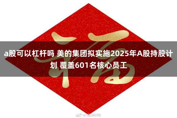 a股可以杠杆吗 美的集团拟实施2025年A股持股计划 覆盖601名核心员工