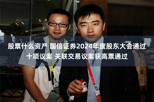 股票什么资产 国信证券2024年度股东大会通过十项议案 关联交易议案获高票通过