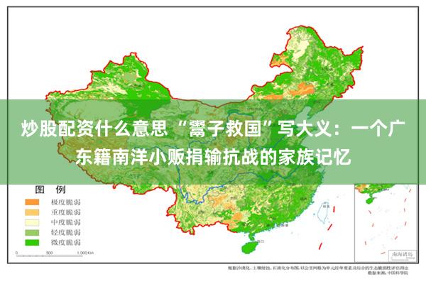 炒股配资什么意思 “鬻子救国”写大义：一个广东籍南洋小贩捐输抗战的家族记忆